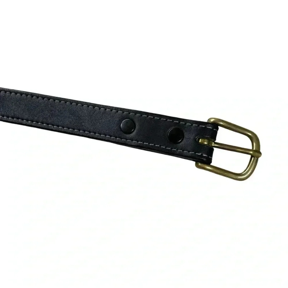 Brenneman’s Leather Goods Black Leather Belt - Picture 2 of 9